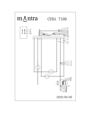 CUBA * LÁMPARA 32W